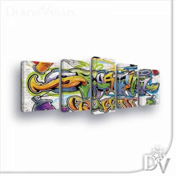 Vászonkép - Graffiti (626CV) / 120 x 50 cm kép