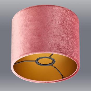 Velúr lámpaernyő 9504 Rózsaszín D20 kép