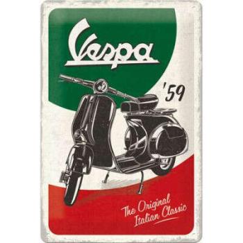 Vespa -&amp;- 039;59 The Original Italian Classic Fémtábla kép