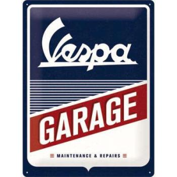 Vespa Garage Fémtábla kép