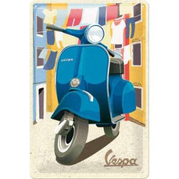 Vespa Italian Laundry Fémtábla kép