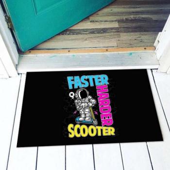 Vicces lábtörlő Faster, harder, scooter LAX041 kép