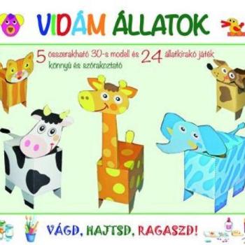 Vidám állatok - modellkönyv kép