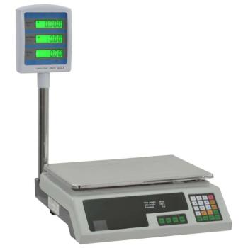 vidaXL elektronikus csomagmérleg LCD-kijelzővel, 30 kg kép