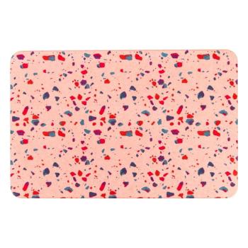 Világos rózsaszín fürdőszobai kilépő 39x60 cm Terrazzo – Artsy Doormats kép