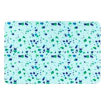 Világoskék fürdőszobai kilépő 39x60 cm Terrazzo – Artsy Doormats kép