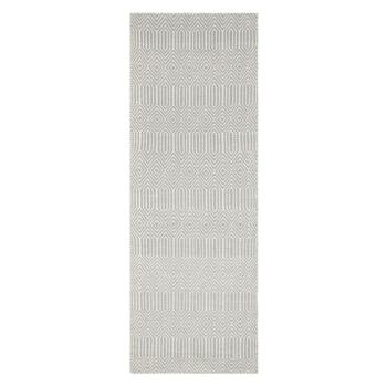 Világosszürke gyapjú futószőnyeg 66x200 cm Sloan – Asiatic Carpets kép