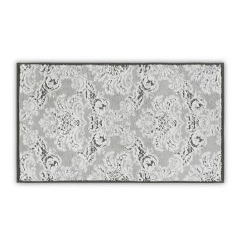 Világosszürke pamut törölköző 33x33 cm Damask – Foutastic kép