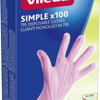 VILEDA Simple Kesztyű S/M 100 db kép