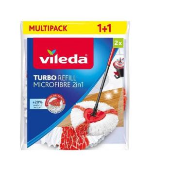 Vileda Turbo Felmosófej - Fehér/Piros kép