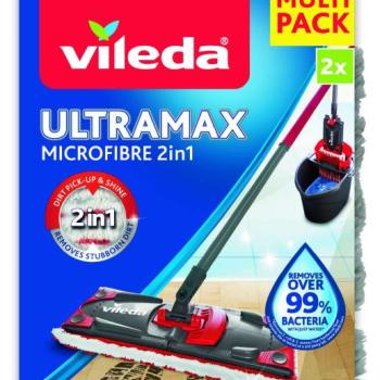 Vileda Ultramax lapos Felmosó 2in1 utántöltő multipack kép