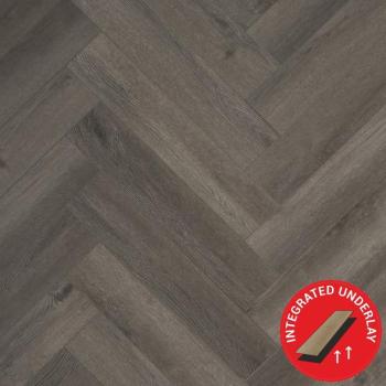 Vinyl padló LVT Yukon Hb Smoked Grey 5mm  0,55mm kép