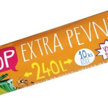 VIPOR LDPE Top Extra szilárd 240 l, 10 db, sárga kép