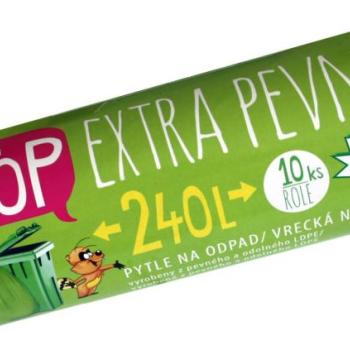 VIPOR LDPE Top Extra szilárd 240 l, 10 db, zöld kép