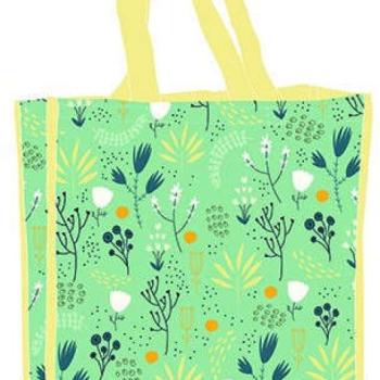 Virág Green shopping bag 34 cm kép