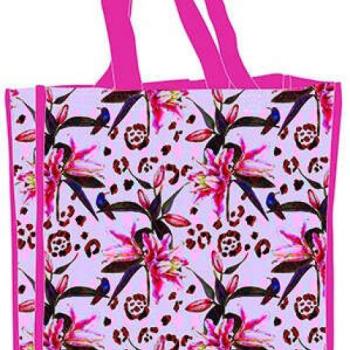 Virág Purple shopping bag 34 cm kép