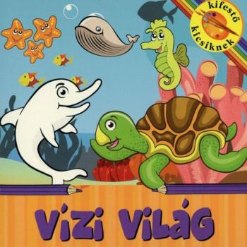 Vízi világ - kifestő kicsiknek kép