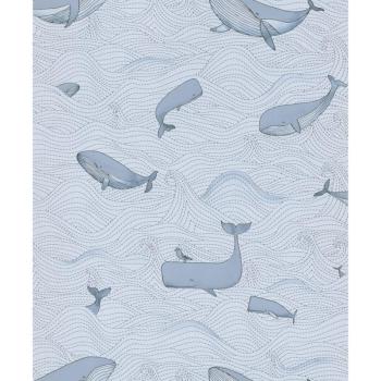 Vlies gyerek tapéta 10 m x 53 cm Whales – Vavex kép