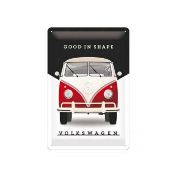 Volkswagen dombornyomott fémplakát 20 x 30 cm&quot;Good in shape&quot; kép