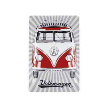 Volkswagen dombornyomott fémplakát 20 x 30 cm &quot;VW Camper&quot; kép