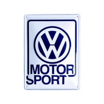 Volkswagen Motorsport dombornyomott fémplakát 30 x 40 cm kép