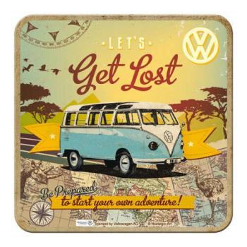 VW Bulli - Let&amp;- 039;s Get Lost - Poháralátét kép