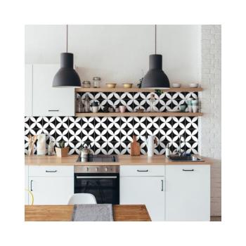 Wall Decal Cement Tiles Aniello 60 db-os falmatrica szett, 15 x 15 cm - Ambiance kép