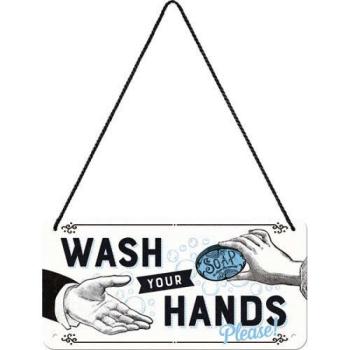 Wash Your Hands – Fémtábla kép