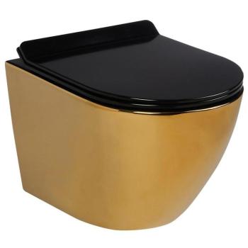 WC csésze Alice II Slim gold/black kép