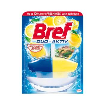 WC illatosító gél 50 ml + kosár Bref Duo Aktive Lemon kép