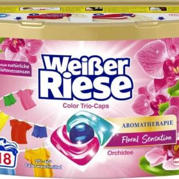 Weisser Riese COLOR TRIO CAPS Orchidee Mosókapszula 18 db DE kép