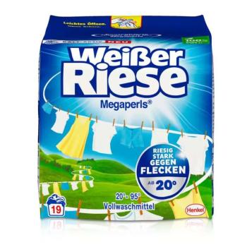 Weisser Riese UNIVERSAL MEGAPEARLS mosópor 19 mosás 1.14 kg kép