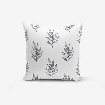 White Leaf pamutkeverék párnahuzat, 45 x 45 cm - Minimalist Cushion Covers kép