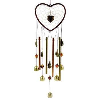 Wind Chime Szélcsengő szíves 55cm kép