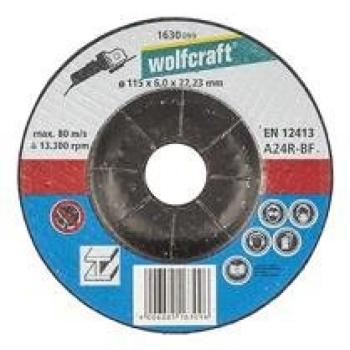 WOLFCRAFT - Kotouč hrubovací na kov 115mm kép