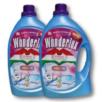 WONDERLUX Color mosógél színes ruhákhoz DUOPACK 2x3 liter (60 mosás) kép