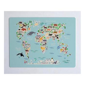 World Map könyökalátét, 55 x 35 cm - Little Nice Things kép