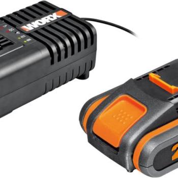 Worx Akkumulátor 20 V / 2,0 Ah WA3551 + 2,0 A töltő WA3880 kép