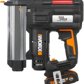 Worx WX840 vezeték nélküli tűzőgép 2.0Ah akkumulátorral kép