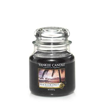 Yankee Candle 1254004E viaszgyertya Kör Kókuszdió Fekete 1 dB kép