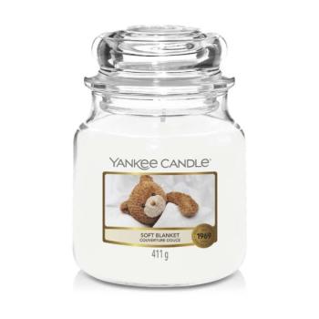 Yankee Candle 19926 Soft Blanket Classic közepes gyertya 411 g kép