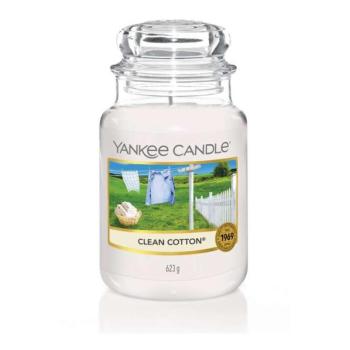 Yankee Candle Clean Cotton Illatgyertya 623g kép