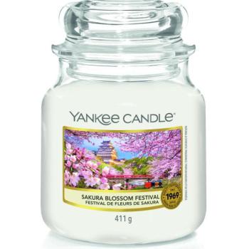 Yankee Candle Sakura Blossom Festival Illatgyertya 411g kép