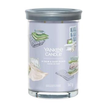 Yankee Candle Signature A Calm &amp; Quiet Place Tumbler Illatgyertya 567g kép