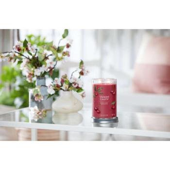 Yankee Candle Signature Black Cherry Tumbler Illatgyertya 567g kép