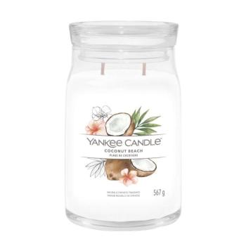 Yankee Candle Signature Coconut Beach Illatgyertya 567g kép