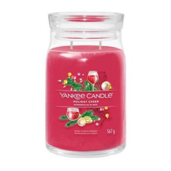 Yankee Candle Signature Holiday Cheer Illatgyertya 567g kép