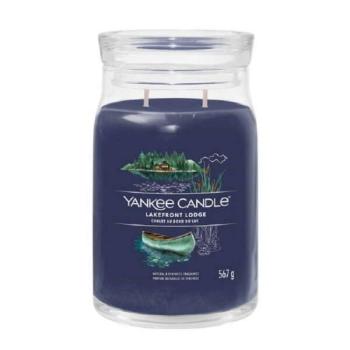 Yankee Candle Signature Lakefront Lodge Illatgyertya 567g kép