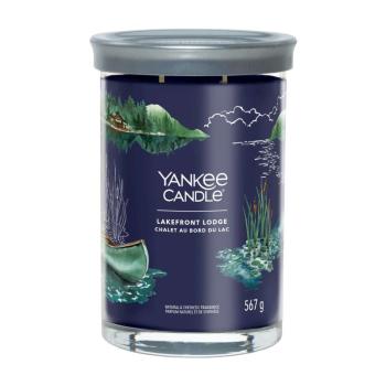 Yankee Candle Signature Lakefront Lodge Tumbler Illatgyertya 567g kép