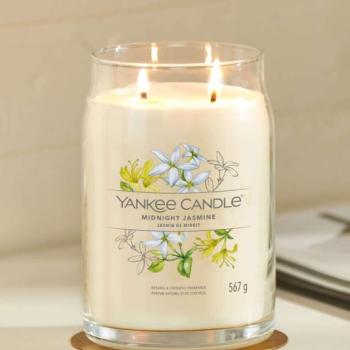 Yankee Candle Signature Midnight Jasmine Illatgyertya 567g kép